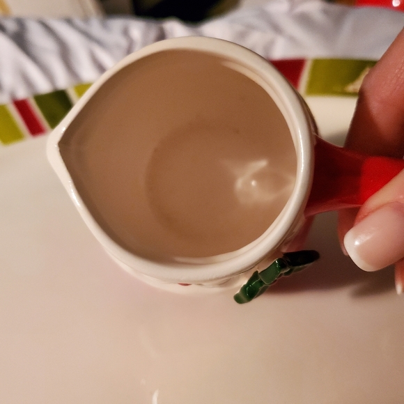 Vintage Ceramic Santa Sugar And Creamer Set OCI Omnibus - Picture 9 of 12
